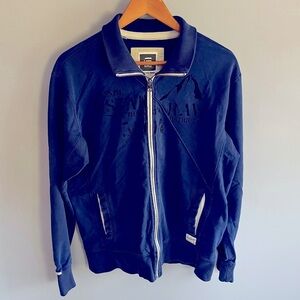 G-Star Blue Zip-Up Sweatshirt